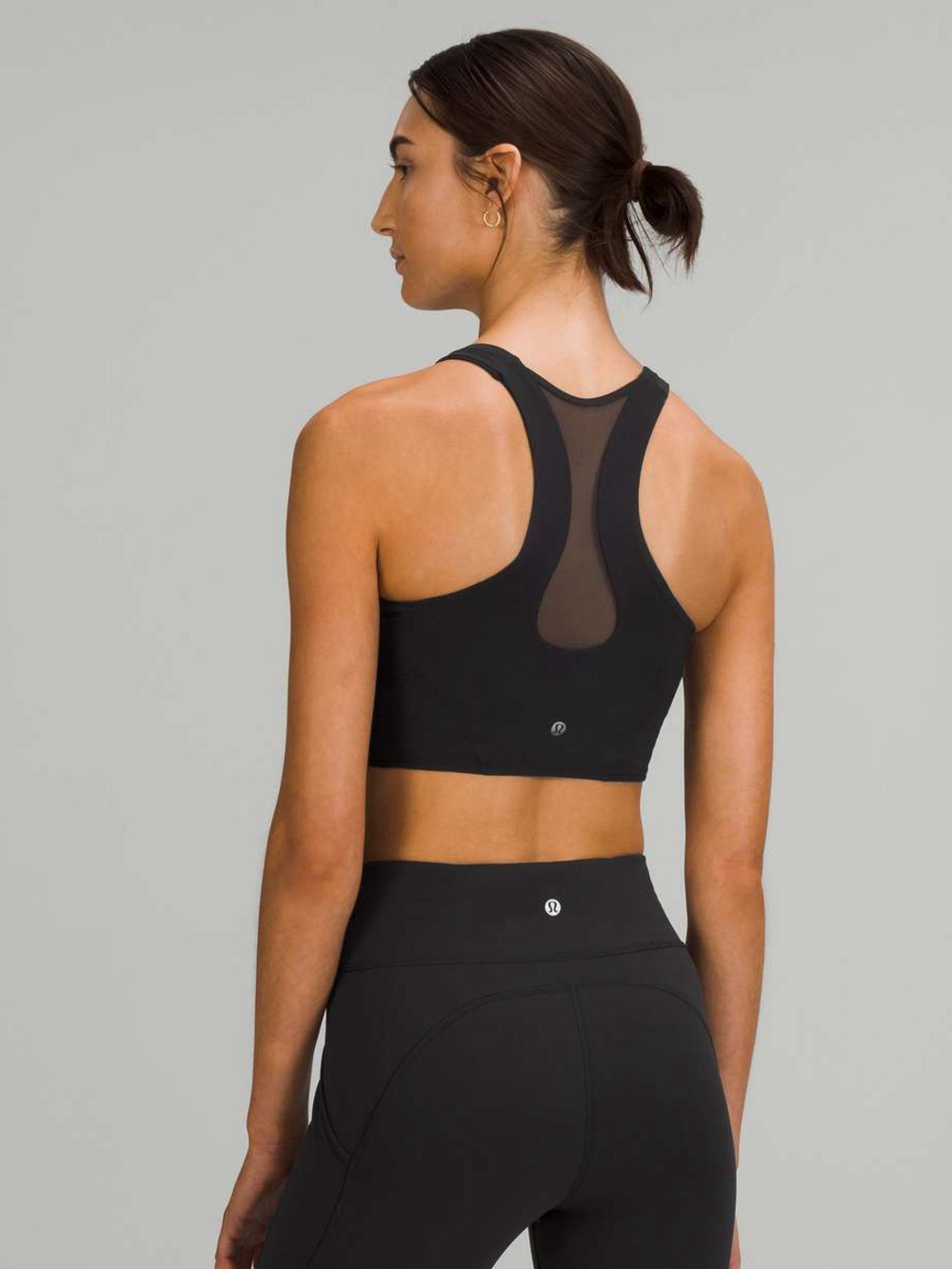 Lululemon Mesh-Back Train Bra *Medium Support, A/B Cup
Black